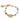 Gold Chanel CC Gold and Palladium Plated Station Bracelet