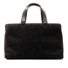 Black Prada Wool Tote Bag - Designer Revival