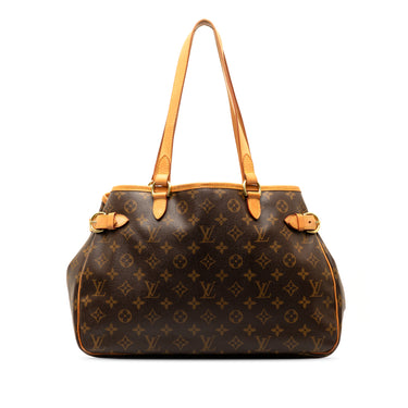 Brown Louis Vuitton Monogram Batignolles Horizontal Tote Bag - Designer Revival