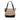 Brown Burberry Haymarket Check Canvas Handbag