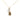 Gold Louis Vuitton Gold Plated Nanogram Pendant Necklace