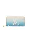 Blue Louis Vuitton Monogram Giant By The Pool Zippy Wallet - Designer Revival