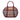 Red Burberry Small Leather Trimmed House Check Canvas Bridle Orchard Satchel