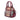 Red Burberry Small Leather Trimmed House Check Canvas Bridle Orchard Satchel