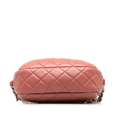 Pink Chanel Mini Lambskin Camera Case Crossbody Bag - Designer Revival