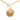 Gold Chanel Gold Plated Leo Lion Sun Medallion Necklace