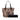 Brown LOEWE Anagram Leather Fusta Tote - Designer Revival