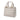 White Dior Medium Patent Cannage Lady Dior Satchel