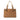 Brown Gucci Calfskin Web Handbag