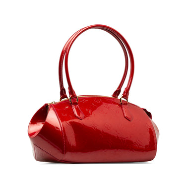 Red Louis Vuitton Monogram Vernis Sherwood PM Shoulder Bag