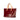 Red Louis Vuitton Monogram Vernis Bellevue PM Handbag