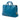 Blue Prada Medium Saffiano Lux Zip Tote Satchel
