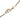 Gold Chanel Gold Plated CC Crystals Pendant Necklace