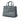 Gray Prada Saffiano Soft Triple Pocket Tote Satchel
