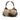 Brown Gucci Medium GG Canvas Bamboo Indy Hobo Satchel