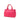 Pink Prada Small Canvas Canapa Logo Tote Satchel