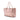 Pink Gucci Medium Metallic Leather Bella Tote