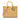 Beige Dior Large Patent Cannage Lady Dior Satchel