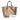 Brown Gucci Small GG Canvas Bree Satchel - Designer Revival