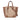 Brown Gucci Small GG Canvas Bree Satchel - Designer Revival
