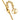 Gold Louis Vuitton Gold Plated Flower Full Bracelet