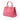 Pink Prada Medium Saffiano Lux Galleria Double Zip Tote Satchel