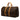 Brown Louis Vuitton Monogram Keepall 50 Travel Bag
