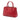 Red Prada Small Saffiano Lux Galleria Double Zip Satchel