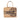 Tan Dior Medium Jute Embroidered Book Tote