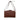 Brown Fendi Calfskin Selleria Triangle Shoulder Bag