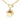 Gold Chanel CC Gold Plated Leo Lion Sun Medallion Pendant Necklace