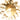 Gold Chanel CC Gold Plated Leo Lion Sun Medallion Pendant Necklace