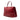 Red Prada Soft Calf Double Turnlock Satchel