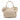 Brown Prada Vitello Daino Side Pocket Convertible Tote Satchel