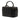 Black Chanel Small Lambskin Top Handle Vanity Case with Chain Satchel