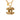 Gold Chanel CC Gold Plated Quilted Pendant Necklace