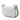 White Dior Leather Double Saddle Crossbody