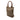 Beige Fendi Zucchino Canvas Chef Front Pocket Shopping Tote