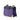 Purple Prada Saffiano Trimmed City Calf Cahier Crossbody
