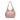 Pink Burberry Small Leather and House Check Canvas Canterbury Tote