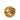 Gold Chanel CC Gold Plated Round Clip On Earrings
