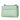 Green Prada Saffiano Lux Chain Lock Flap Crossbody Bag