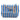Blue Chanel CC Raffia and Jute Striped Belt Bag