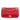 Red Chanel Small Chevron Wrinkled Calfskin Medallion Charm Surpique Flap Shoulder Bag