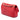 Red Chanel Small Chevron Wrinkled Calfskin Medallion Charm Surpique Flap Shoulder Bag