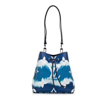 Blue Louis Vuitton Monogram Escale NeoNoe MM Bucket Bag - Designer Revival