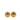 Gold Chanel Gold Plated CC Round Clip on Earrings