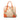 Beige Prada Saffiano Trimmed Canvas Canapa Logo Satchel