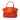 Orange Gucci Medium Leather GG Charm Dome Satchel
