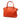 Orange Gucci Medium Leather GG Charm Dome Satchel